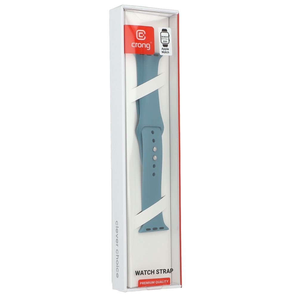 Pasek Crong Sport Liquid Band do Apple Watch 42/41/40/38mm, morski.